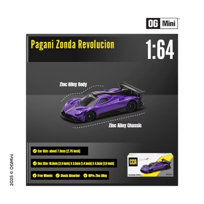Pagani Zonda Revolucion | 1:64 Sacle| CCA