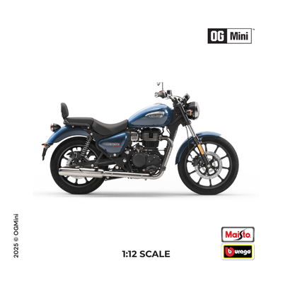 1:12 MAISTO ROYAL ENFIELD METEOR STELLAR BLUE