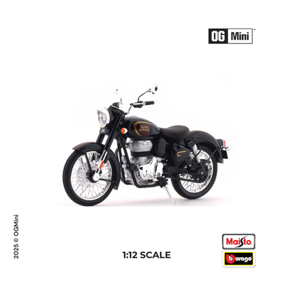 Royal Enfield Classic 350 Halcyon Black 1:12 scale | Maisto
