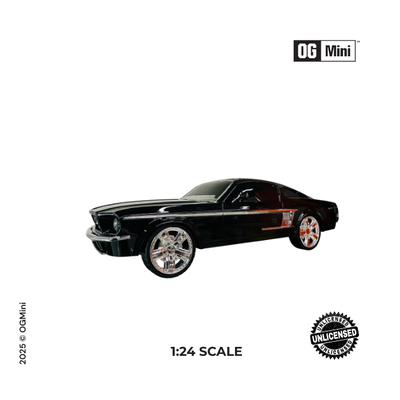 1:24 Classic 1967 Muscle Car Speaker – Midnight Beats, Black