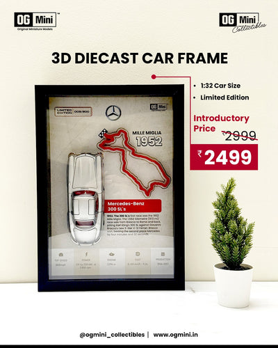 Mercedes Benz Silver 300 SL Limited Edition | OG Frames
