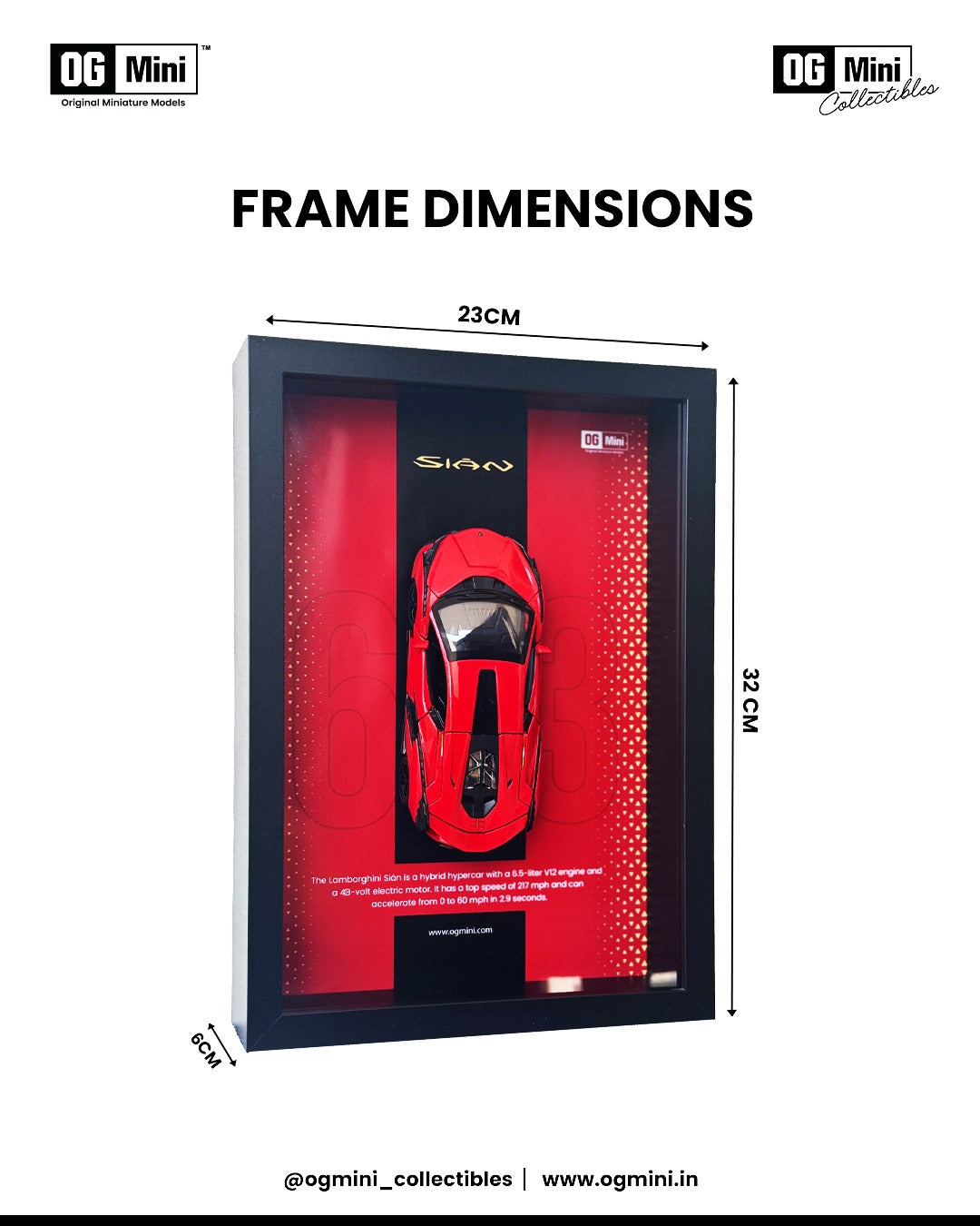 Lamborghini Sian Red | OG Frames